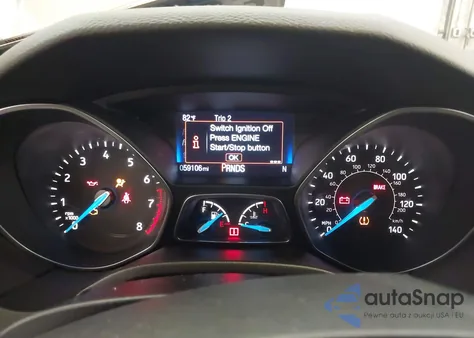 2016 Ford Focus Titanium z USA, uszkodzony, nr VIN 1FADP3N28GL326197